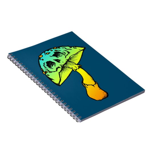 paddenstoelschedel notitieboek (Rechterzijde)