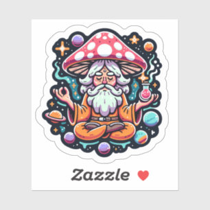 Paddenstoelsticker Sticker