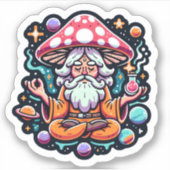 Paddenstoelsticker Sticker (Voorkant)