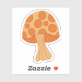 Paddenstoelsticker Sticker (Vel)