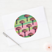 Paddenstoelstrepen Sticker (Envelop)