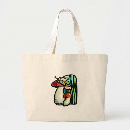 paddenstoeltje grote tote bag (Voorkant)
