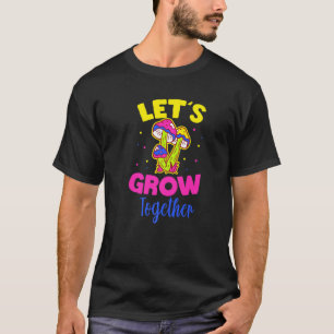 paddenstoeltjes groeien samen t-shirt