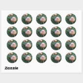 paddenstoeltjes ronde sticker (Vel)