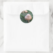 paddenstoeltjes ronde sticker (Tas)