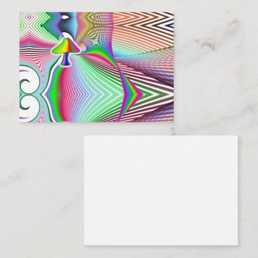 paddenstoeltjes visitekaartje (Voorkant / Achterkant)