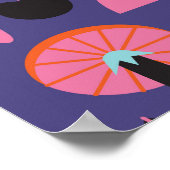 Paddenstoelvariëteit: illustratie poster (Hoek)