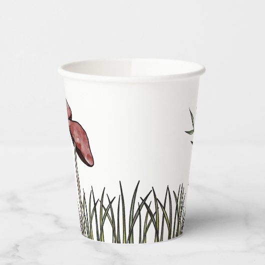 paddenstoelveld papieren bekers (Links)