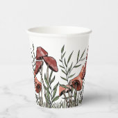 paddenstoelveld papieren bekers (Rechts)