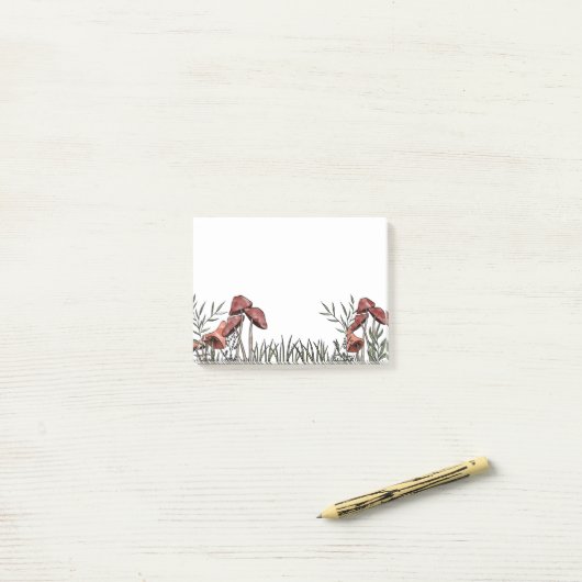 paddenstoelveld post-it® notes (Op bureau)