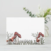 paddenstoelveld save the date (Staand voorkant)