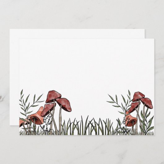 paddenstoelveld save the date (Voorkant / Achterkant)