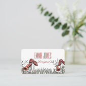 paddenstoelveld visitekaartje (Staand voorkant)