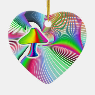 paddenstoelvisie keramisch ornament