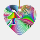 paddenstoelvisie keramisch ornament (Achterkant)