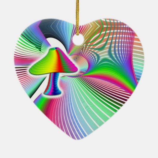 paddenstoelvisie keramisch ornament (Achterkant)