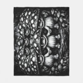 Paddenstoelvolk • Boswezens door BurnsInHell Fleece Deken (Voorkant)