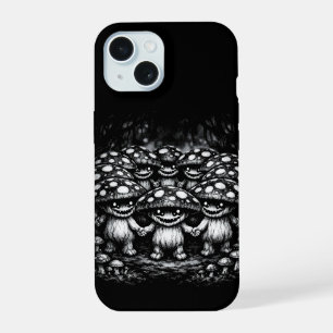 Paddenstoelvolk • Boswezens door BurnsInHell iPhone 15 Case