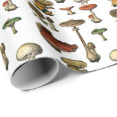 paddenstoelwerkpapier cadeaupapier (Rol Hoek)