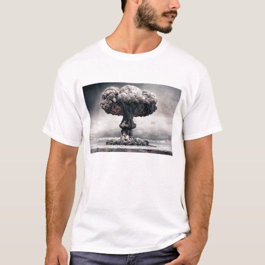 Paddenstoelwolk  t-shirt (Voorkant)