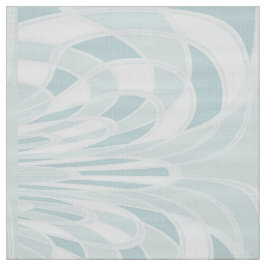 Paddestoel, Abstract - Aqua - Fabric Stof