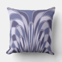 Paddestoel Abstract - Art Deco - bosbes