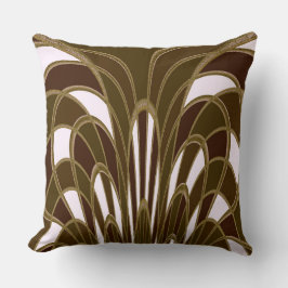 Paddestoel Abstract - Art Deco - Cattail Kussen