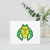 Paddestoel als Spierbundel met grote Spieren Briefkaart (Staand voorkant)