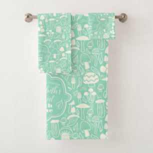 Paddestoel Aqua Cream Bad Handdoek