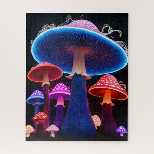 Paddestoel Art Puzzel (Verticaal)