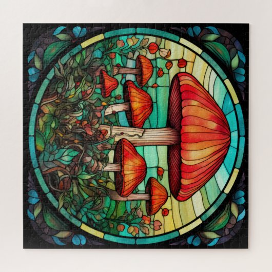 Paddestoel Art Puzzel (Horizontaal)