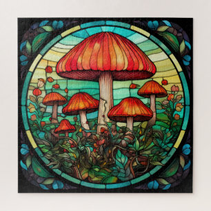 Paddestoel Art Puzzel