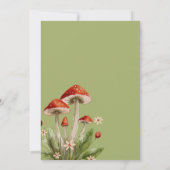 Paddestoel bos jongen 2e verjaardag kaart (Achterkant)