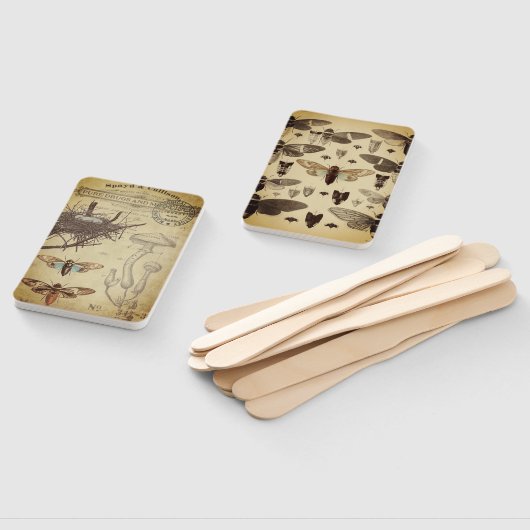 Paddestoel bruiloft Fan 2 Handwaaier (Niet-gemonteerd)