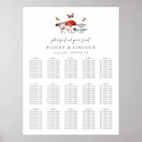 Paddestoel bruiloft zitgrafiek