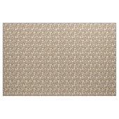 Paddestoel bruine crème stof (Yard (91,4 cm))
