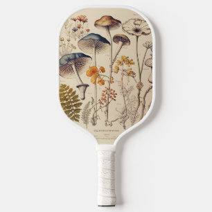  Paddestoel Cottagecore Burnt Sinaasappel Monogram Pickleball Paddle