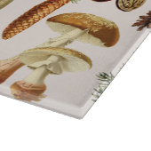  paddestoel denstoel dennenbos Natuur patroon Snijplank (Hoek)