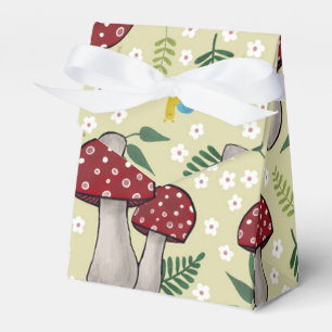 Paddestoel en Critters Party Favor Box Bedankdoosjes