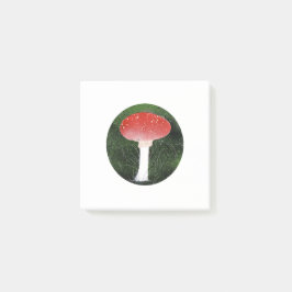 Paddestoel en sponsachtig mos post-it® notes