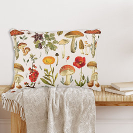  Paddestoel en Wildflower Pattern Accent Kussen