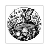 paddestoel Fairy Forest Fungus Rubberstempel (Afrduk)