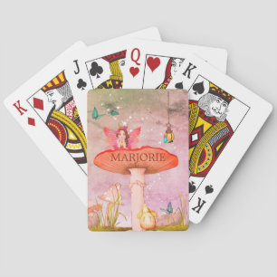 Paddestoel Fantasie Magische Fairy Pokerkaarten