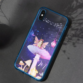 Paddestoel Fantasie Monogram Magische Fairy Case-Mate iPhone Case