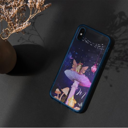 Paddestoel Fantasie Monogram Magische Fairy Case-Mate iPhone Case