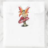 Paddestoel fee Stickers (Tas)