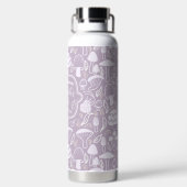 Paddestoel Grijze Crème Koeler Waterfles (Achterkant)