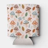 Paddestoel, Herfst gebladerte, Natuur Patten Blikjeskoeler (Achterkant)