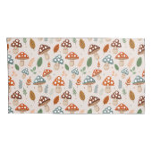 Paddestoel, Herfst gebladerte, Natuur Patten Kussensloop (Achterkant-Rechts)