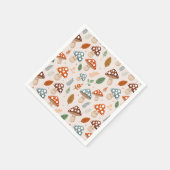 Paddestoel, Herfst gebladerte, Natuur Patten Servet (Hoek)